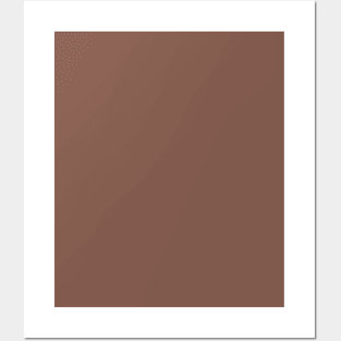 rose brown plain solid color Posters and Art